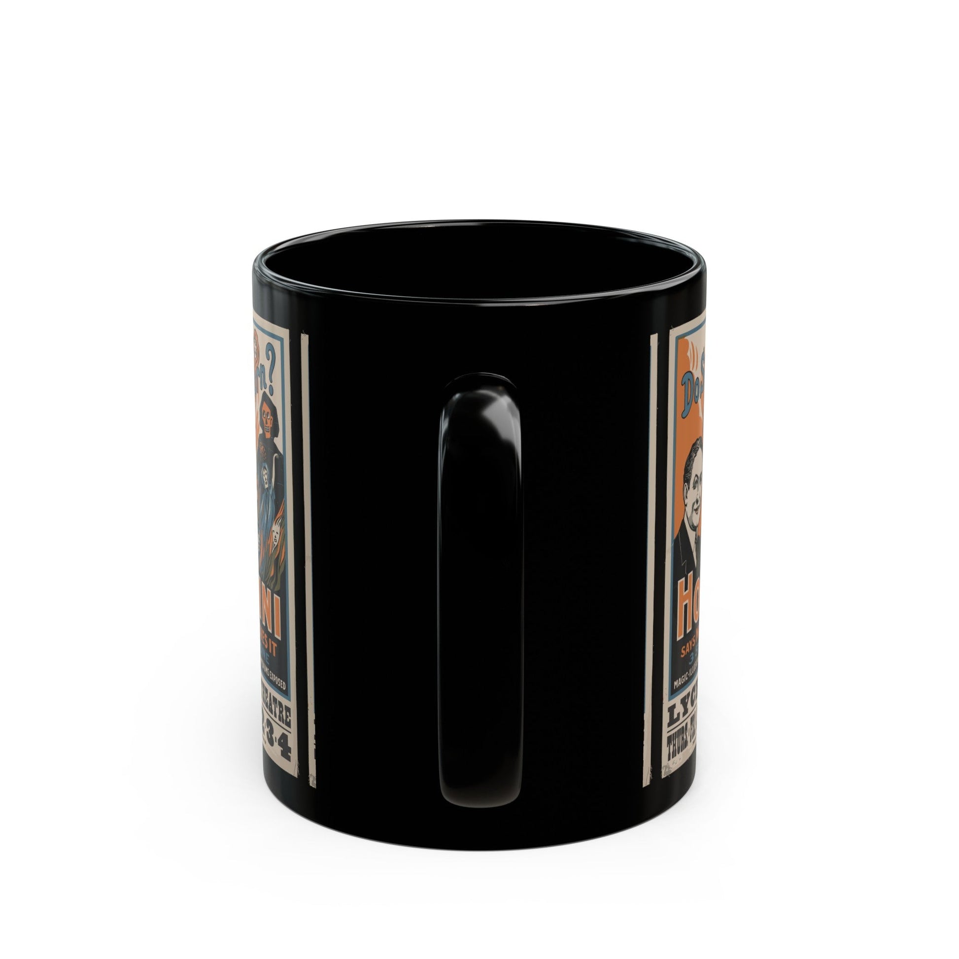 Mug - Houdini - Do Spirits Return - Show | 11oz Coffee Mug | Cup from Crypto Zoo Tees