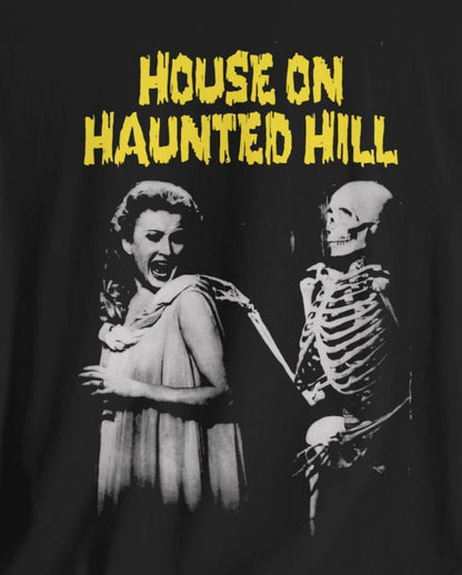 T-Shirt - House On Haunted Hill Classic Horror Movie Tee | Bella + Canvas Unisex T-shirt from Crypto Zoo Tees