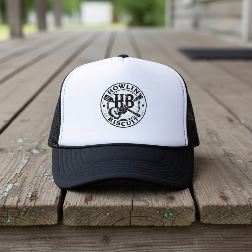Hats - Howlin Biscuit Cap | Trucker Hat | Music, Retro & Vintage | Rockabilly from Crypto Zoo Tees