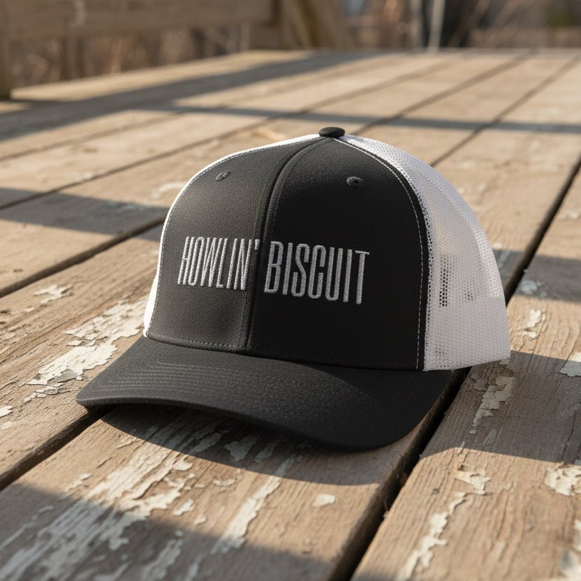 Hats - Howlin Biscuit Hat | Trucker Cap | Music, Retro & Vintage | Rockabilly from Crypto Zoo Tees