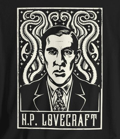 H.P. Lovecraft Cthulhu Horror Gothic Author Tee Bella Canvas Unisex T shirt