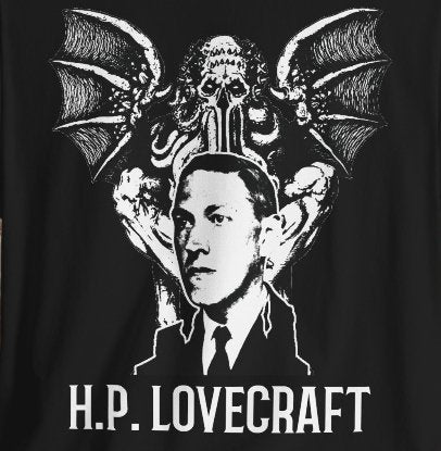 T-Shirt - H.P. Lovecraft Cthulhu T-shirt | Bella + Canvas Unisex T-shirt from Crypto Zoo Tees