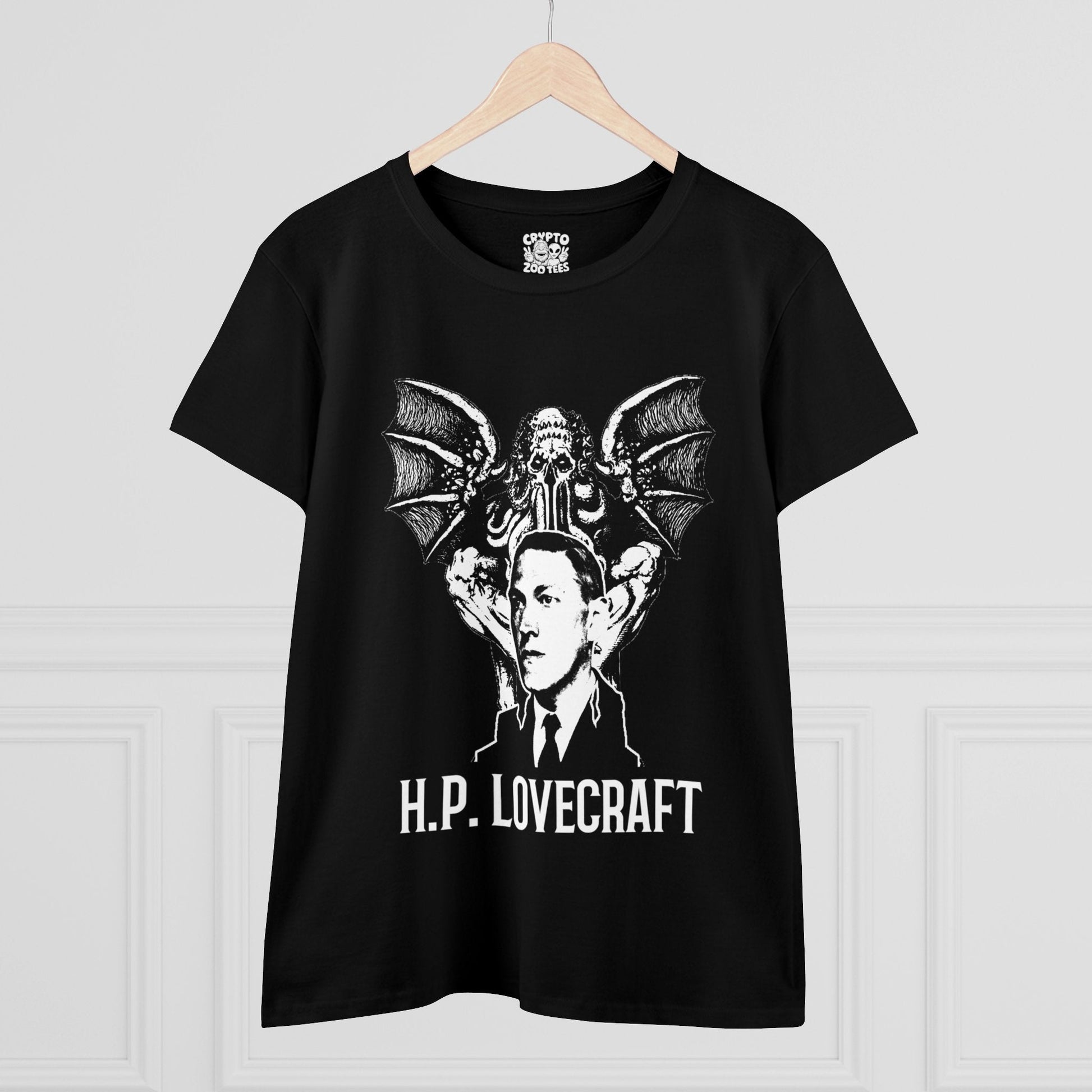 T-Shirt - H.P. Lovecraft Cthulhu | Women's T-Shirt | Cotton Tee from Crypto Zoo Tees