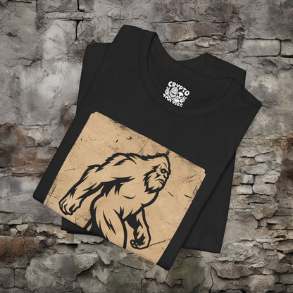 T-Shirt - I Dont Believe in Humans Bigfoot Shirt Funny Sasquatch T-Shirt Cryptid Lover Gift Graphic Tee for Bigfoot Fans Humor Cryptid Apparel from Crypto Zoo Tees