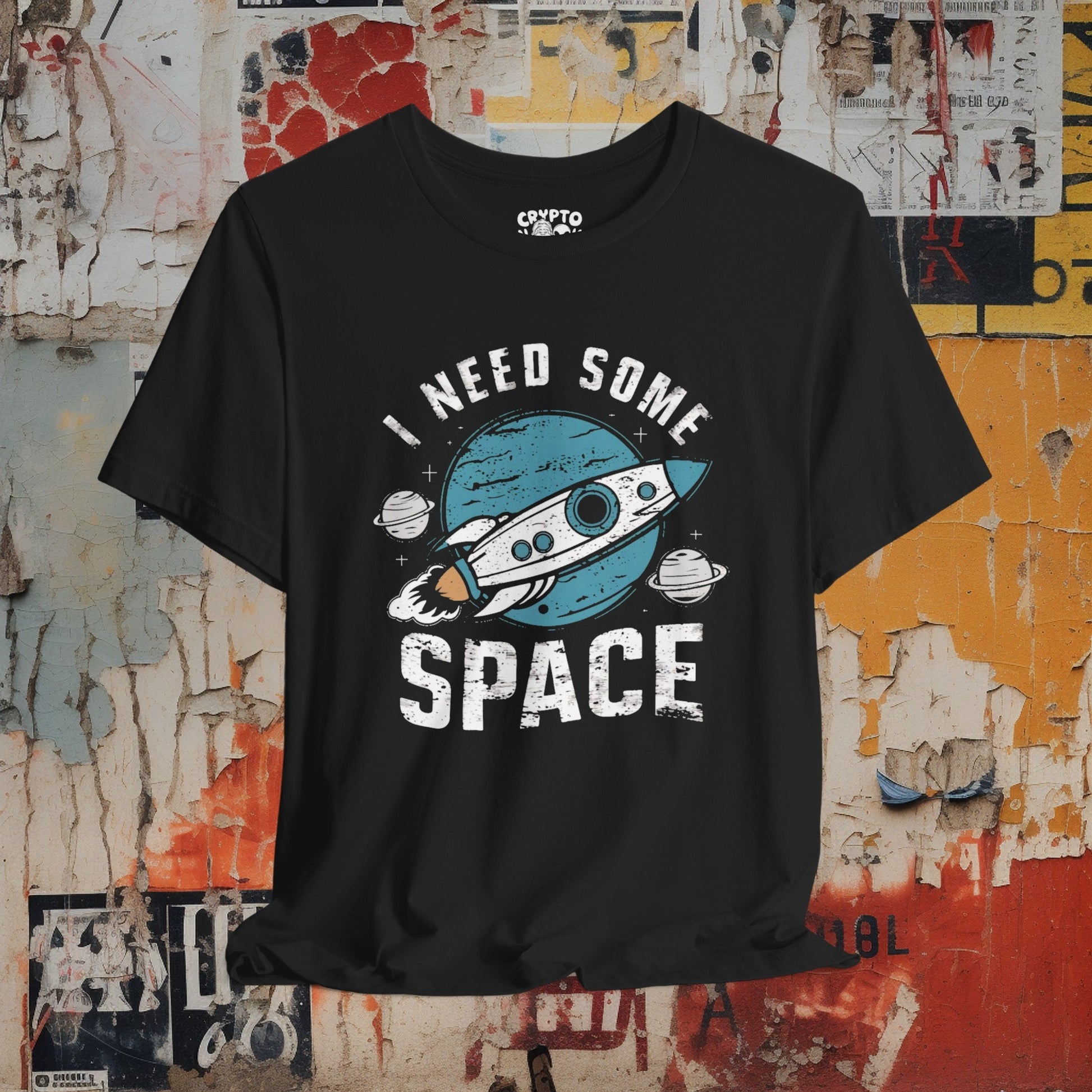 T-Shirt - I Need Some Space - Funny Tee | Bella + Canvas Unisex T-shirt from Crypto Zoo Tees