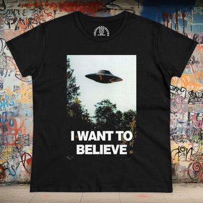 T-Shirt - I want to believe - ladies - swift - of from Crypto Zoo Tees