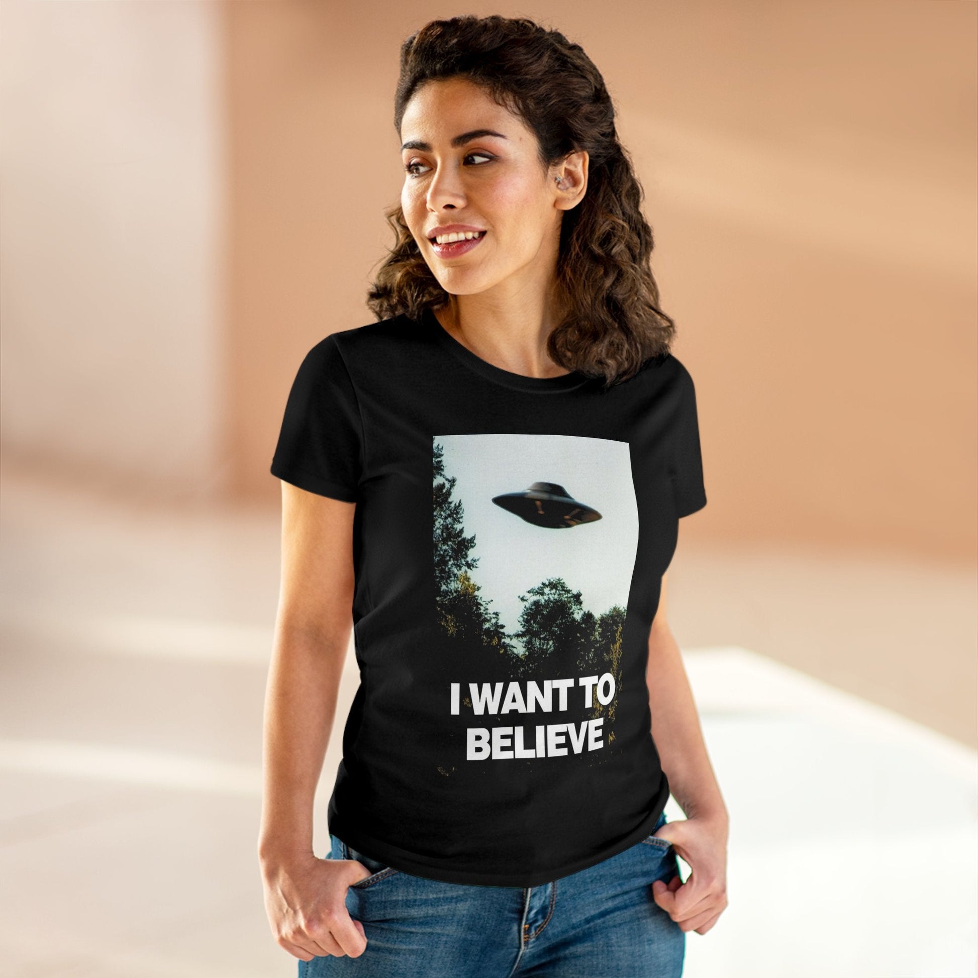 T-Shirt - I want to believe - ladies - swift - of from Crypto Zoo Tees