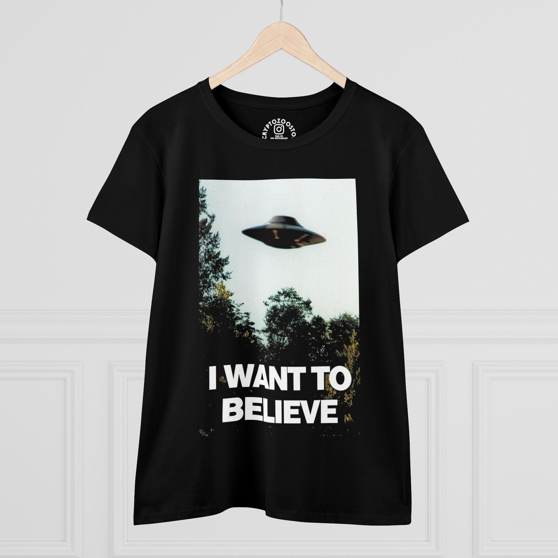 T-Shirt - I want to believe - ladies - swift - of from Crypto Zoo Tees