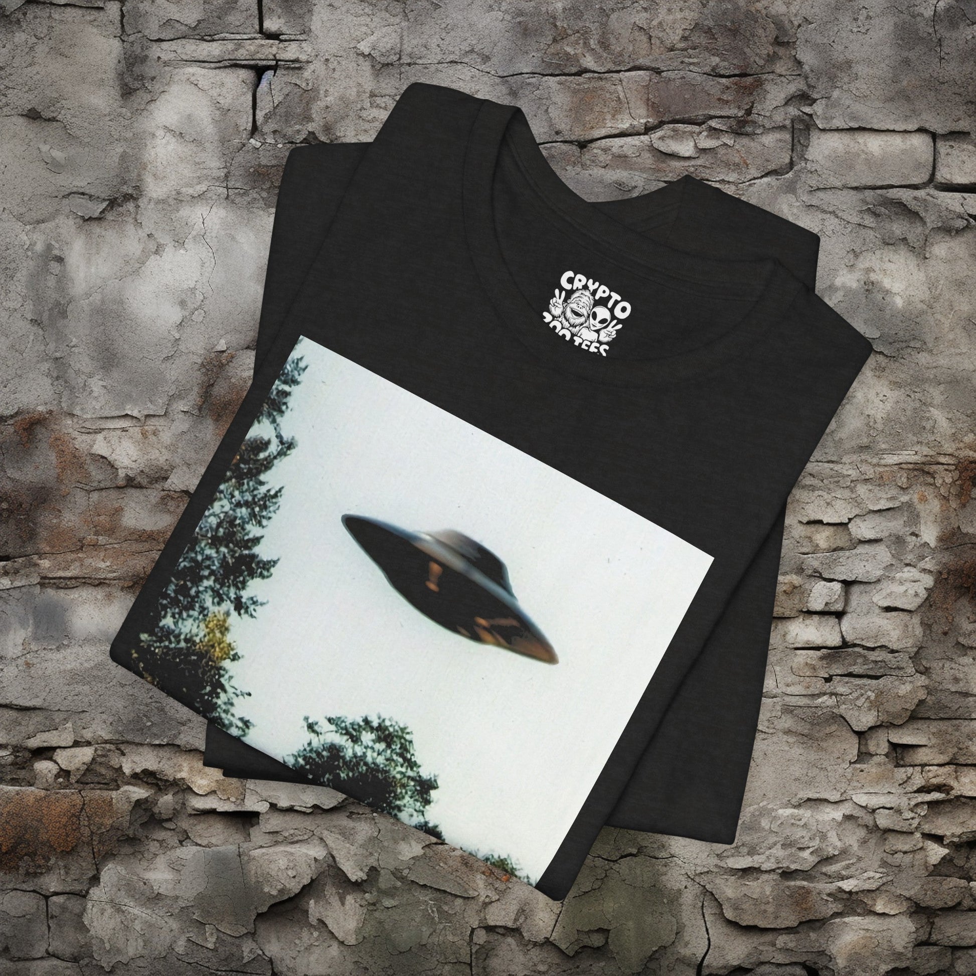 T-Shirt - I Want To Believe Shirt | UFO X File Fan Tee | Bella + Canvas Unisex T-shirt from Crypto Zoo Tees