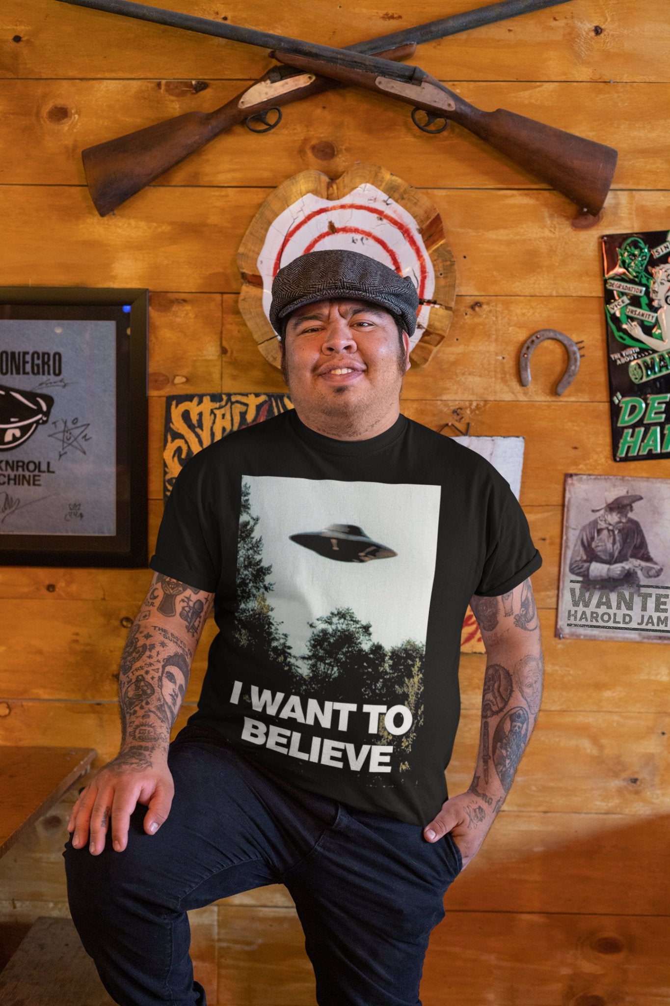 T-Shirt - I Want To Believe Shirt | UFO X File Fan Tee | Bella + Canvas Unisex T-shirt from Crypto Zoo Tees