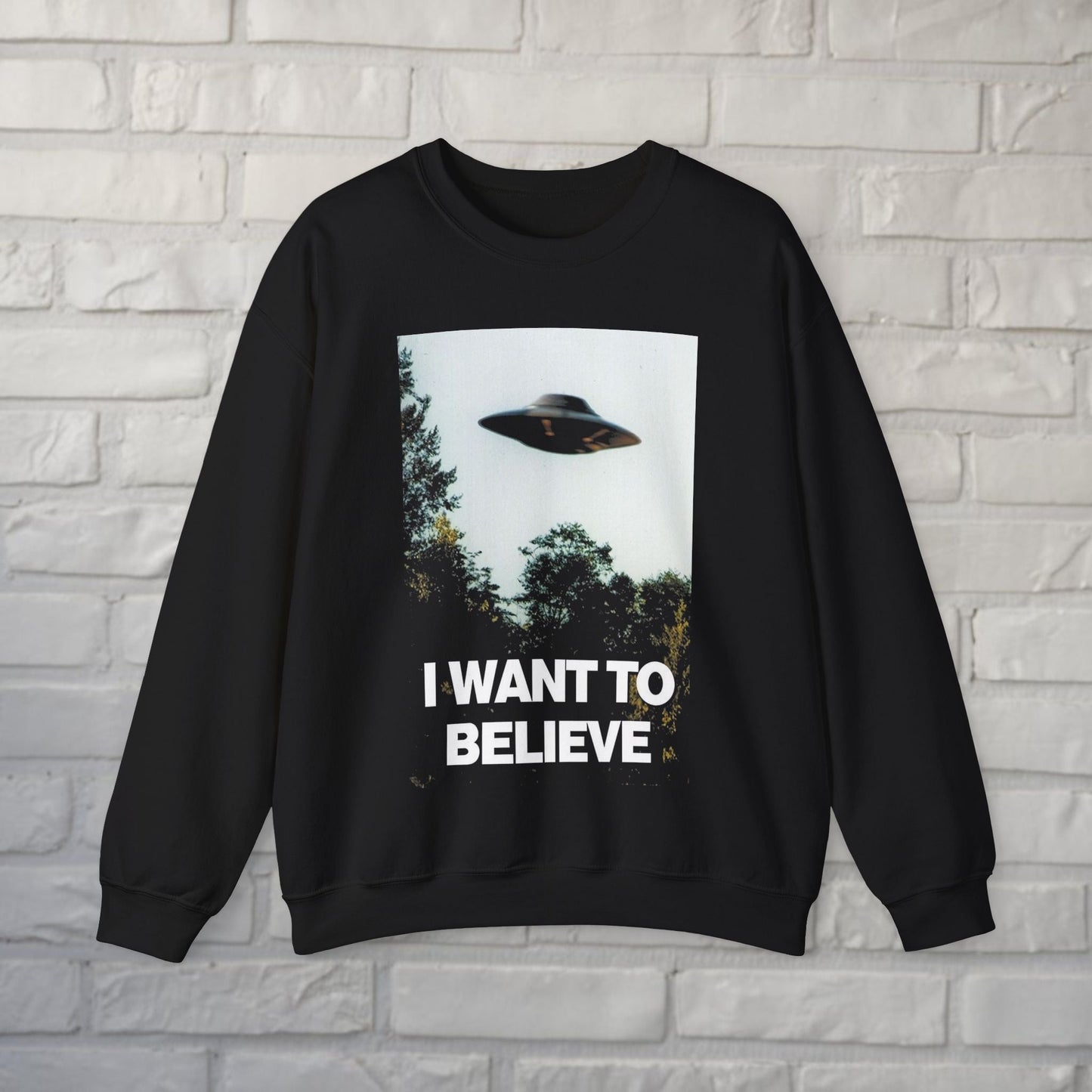 T-Shirt - I Want to Believe Tee | Alien & UFO, Horror | Kids Tee from Crypto Zoo Tees