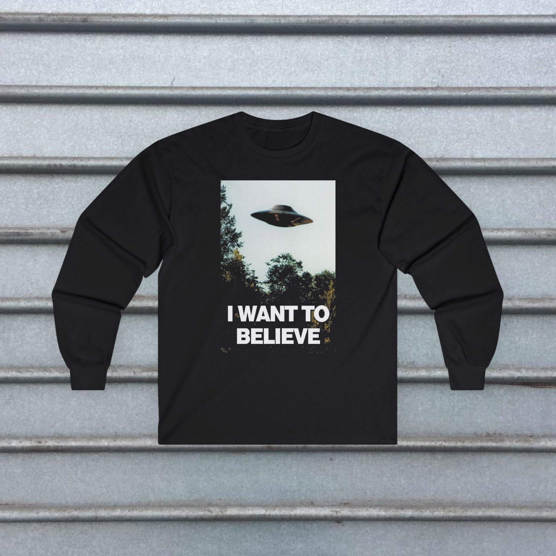 T-Shirt - I Want to Believe Tee | Alien & UFO, Horror | Kids Tee from Crypto Zoo Tees