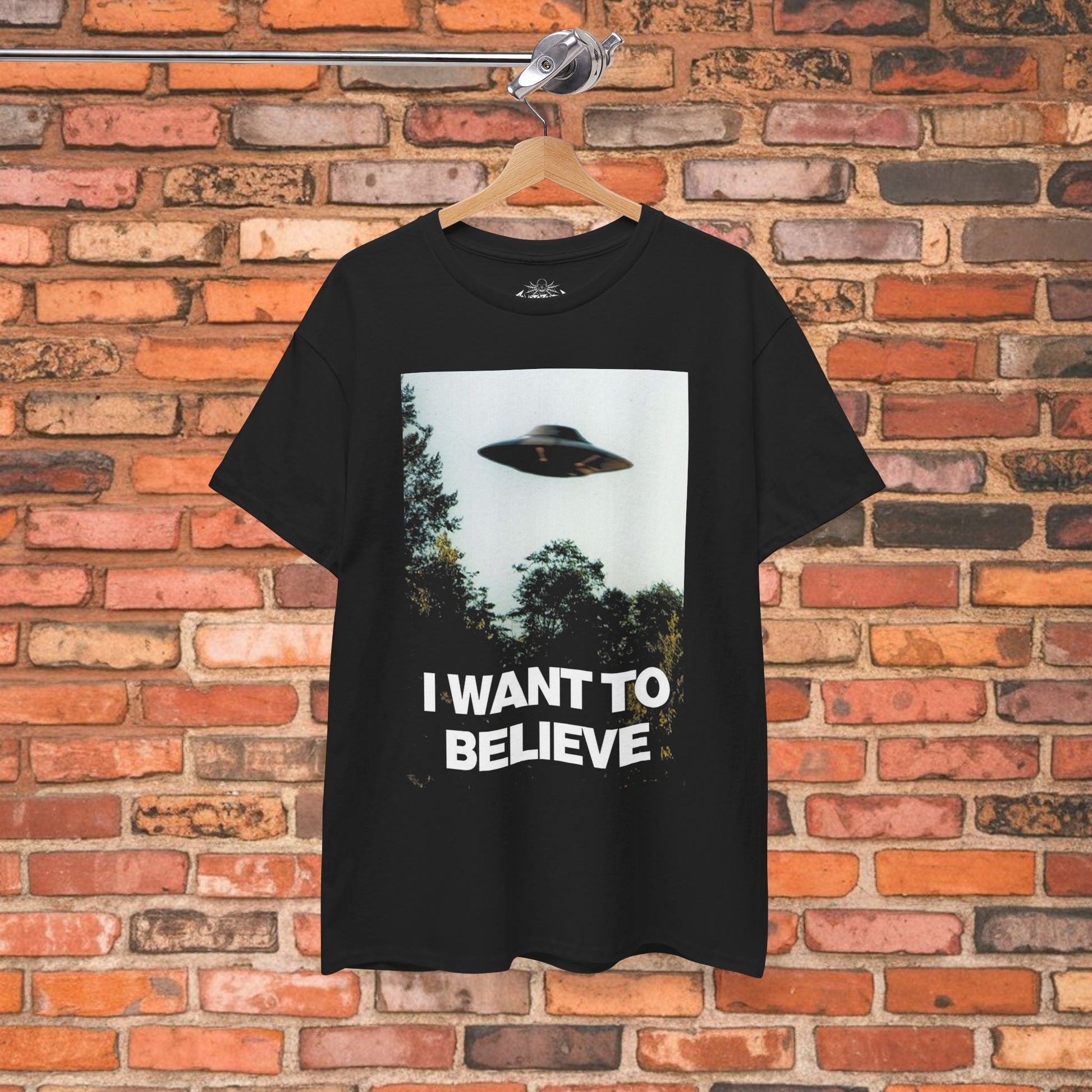 T-Shirt - I Want to Believe Tee | Alien & UFO, Horror | Kids Tee from Crypto Zoo Tees