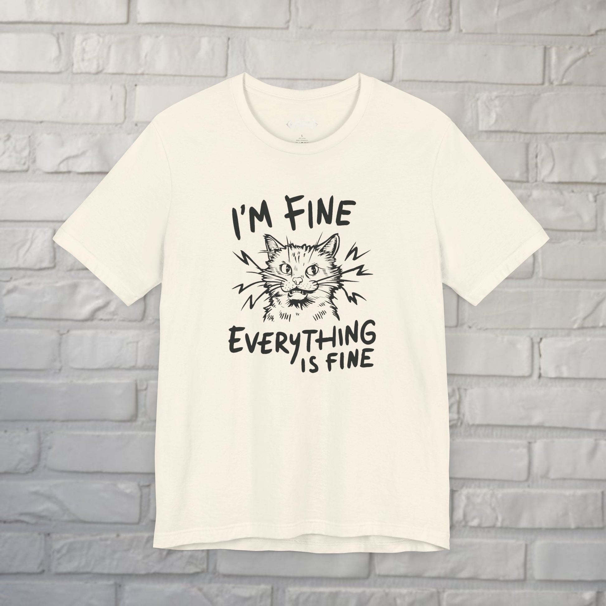 T-Shirt - I'm Fun Everything Is Fine T-Shirt | Unisex T-shirt | Funny, Cats | Humor from Crypto Zoo Tees