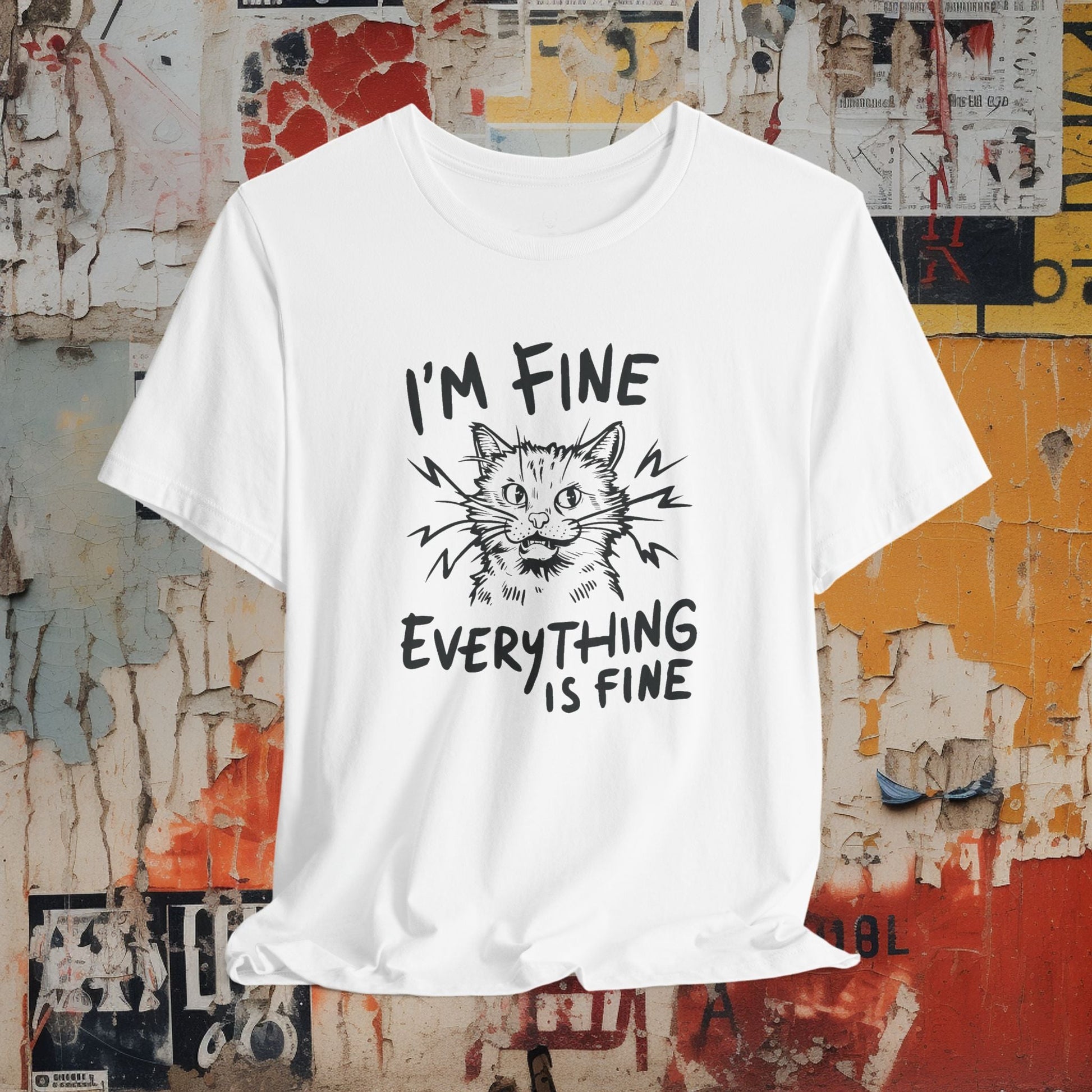 T-Shirt - I'm Fun Everything Is Fine T-Shirt | Unisex T-shirt | Funny, Cats | Humor from Crypto Zoo Tees