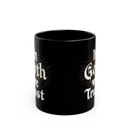 Mug - In Goth We Trust | 11oz Coffee Mug | Cup from Crypto Zoo Tees