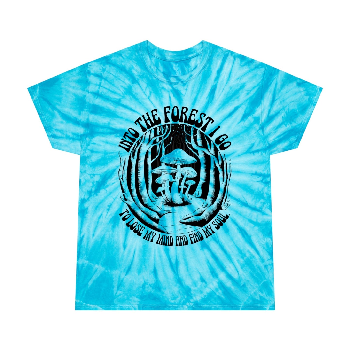 T-Shirt - into the forest I go Tie - Dye Tee, Cyclone from Crypto Zoo Tees