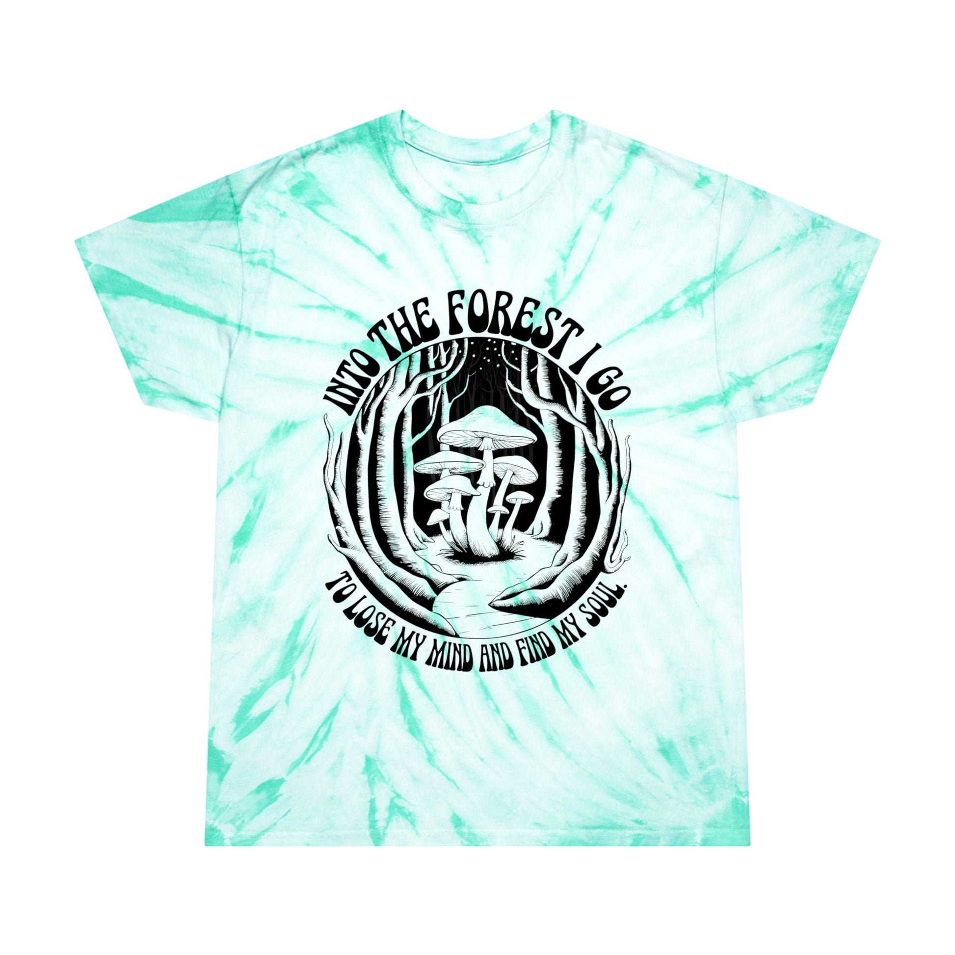 T-Shirt - into the forest I go Tie - Dye Tee, Cyclone from Crypto Zoo Tees