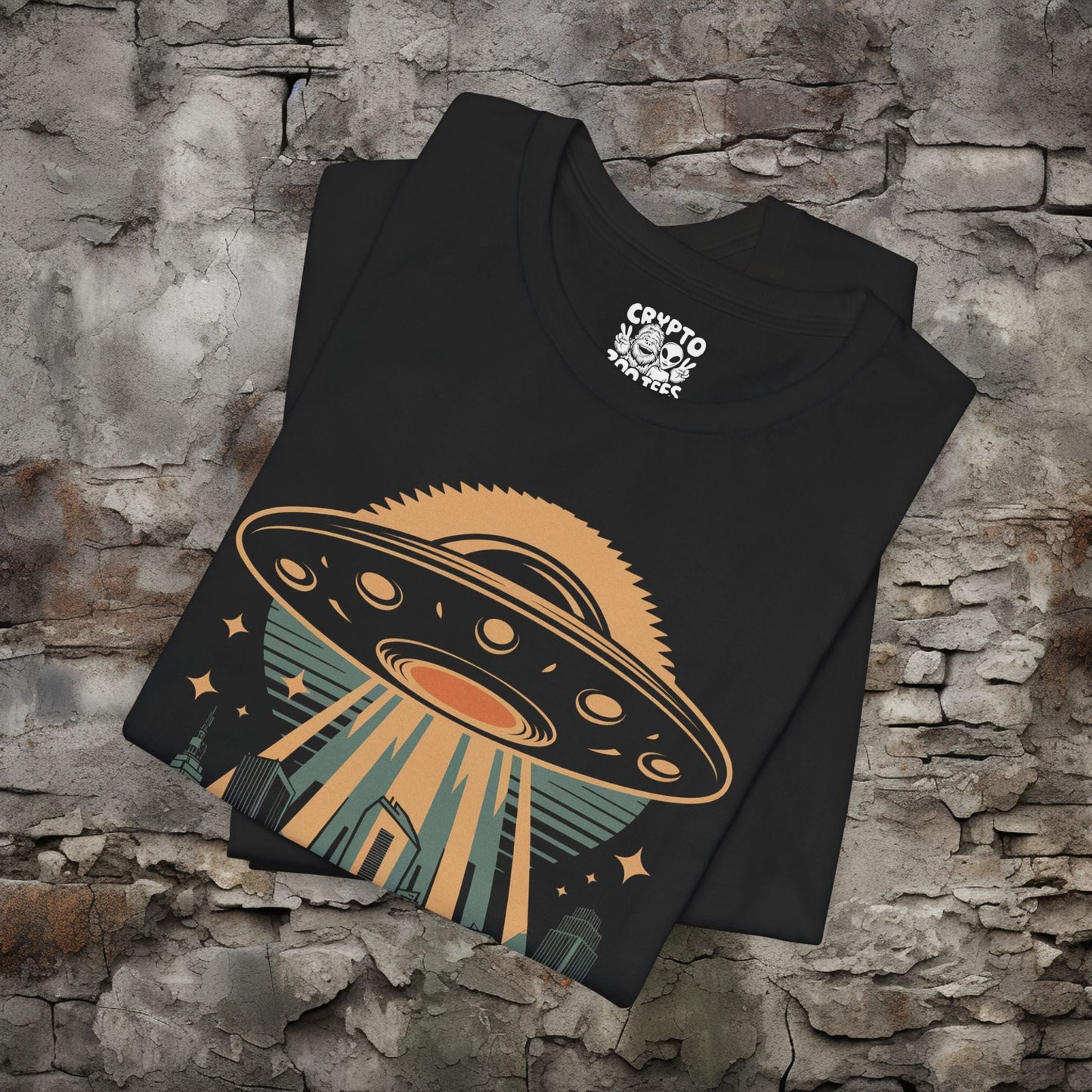 T-Shirt - Its Time for Disclosure Alien Shirt UFO Enthusiast T-Shirt Extraterrestrial Graphic Tee Gift for UFO Fans Space and Alien Apparel from Crypto Zoo Tees