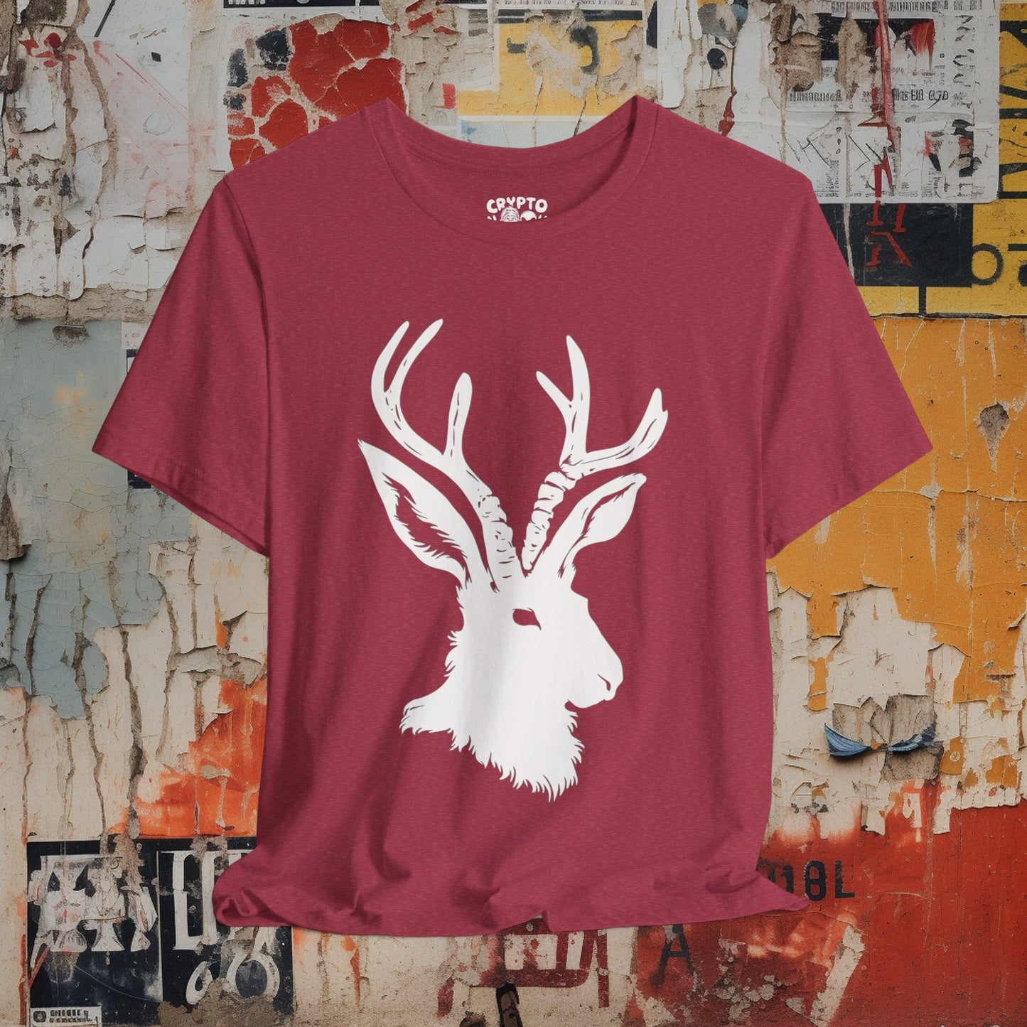 T-Shirt - Jackelope Cryptid Cryptozoology | Bella + Canvas Unisex T-shirt from Crypto Zoo Tees