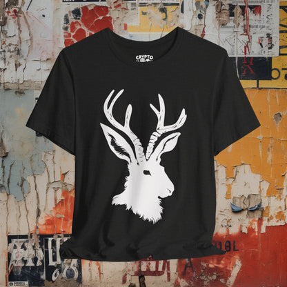 T-Shirt - Jackelope Cryptid Cryptozoology | Bella + Canvas Unisex T-shirt from Crypto Zoo Tees