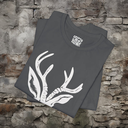 T-Shirt - Jackelope Cryptid Cryptozoology | Bella + Canvas Unisex T-shirt from Crypto Zoo Tees