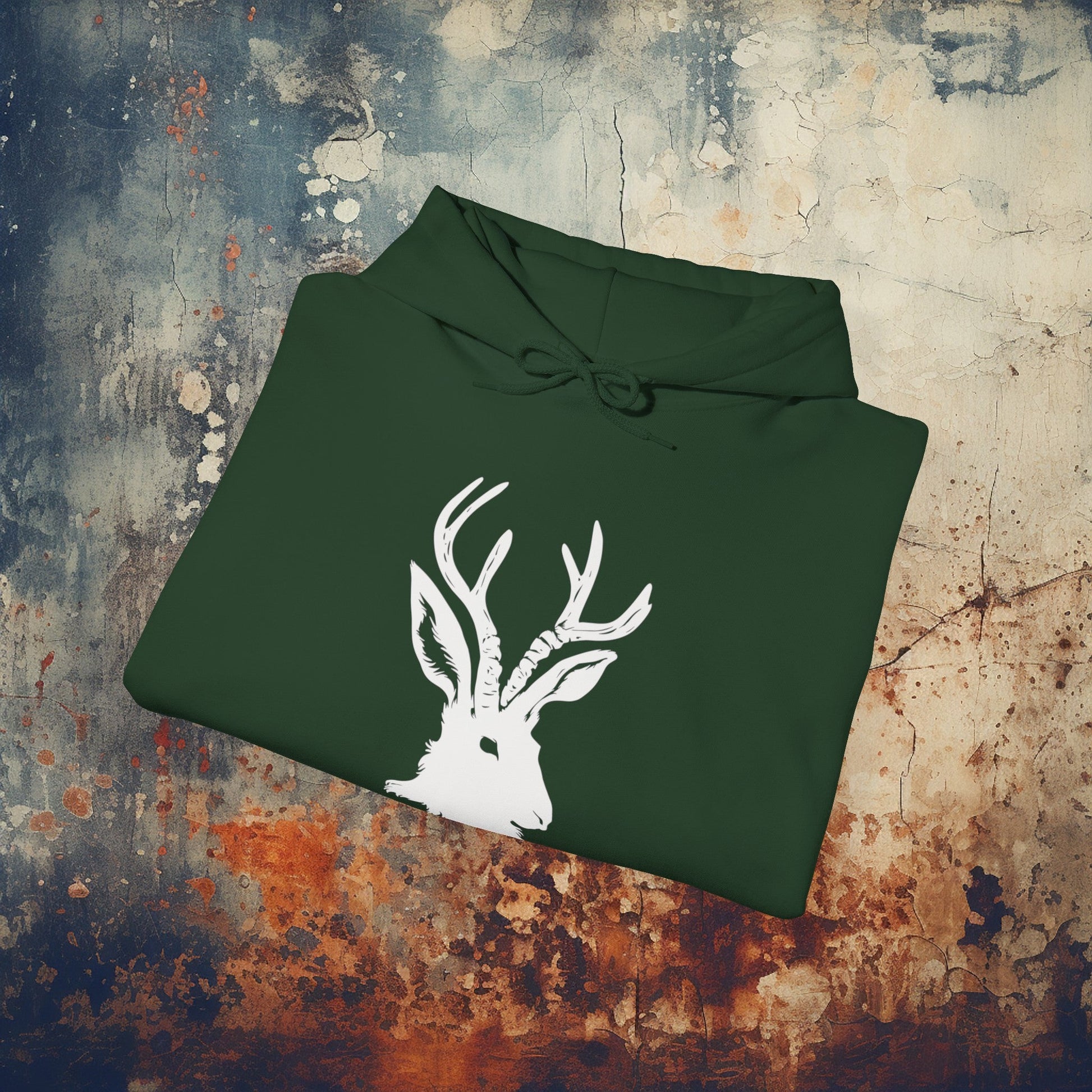 Hoodie - Jackelope | Hoodie | Hooded Sweatshirt from Crypto Zoo Tees