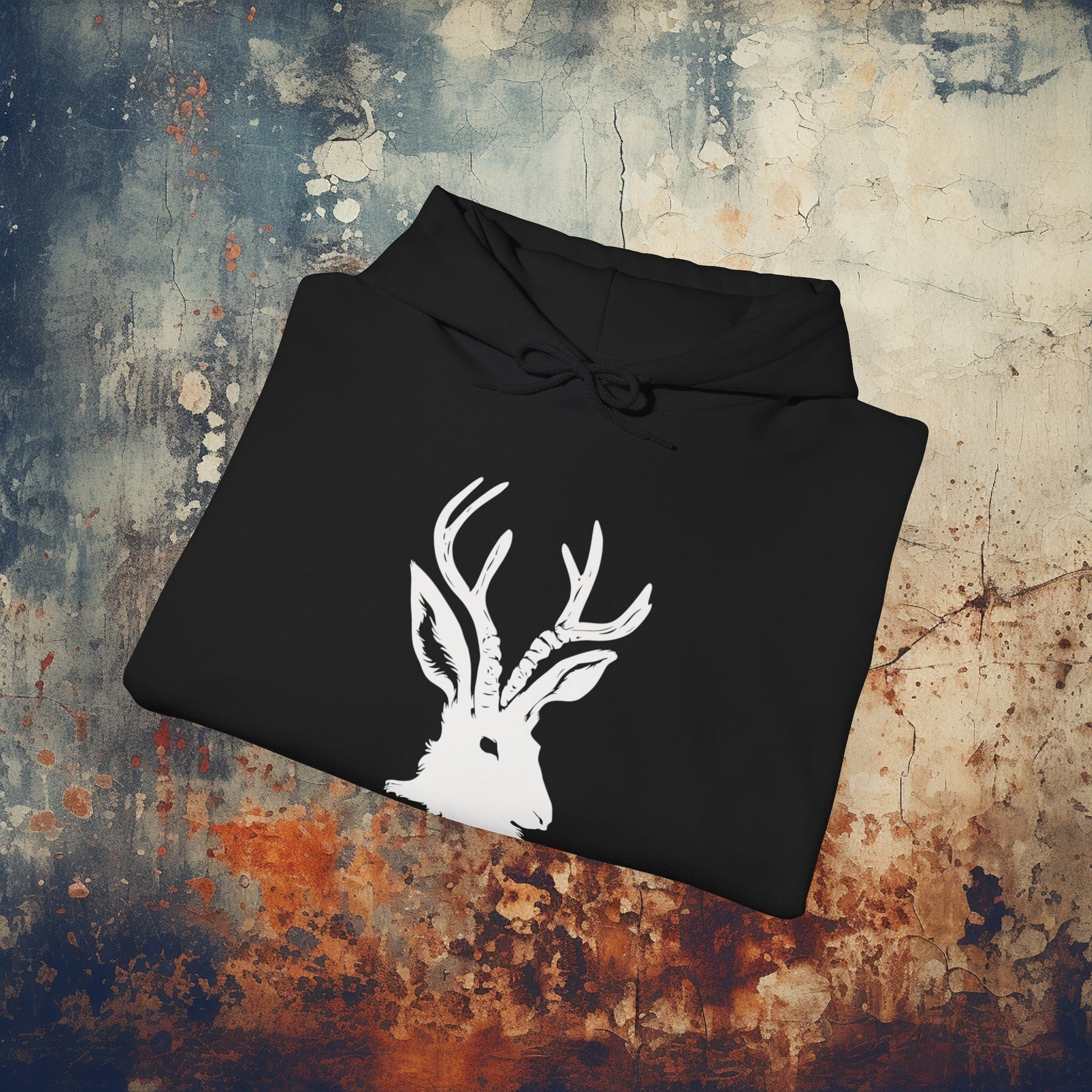 Hoodie - Jackelope | Hoodie | Hooded Sweatshirt from Crypto Zoo Tees