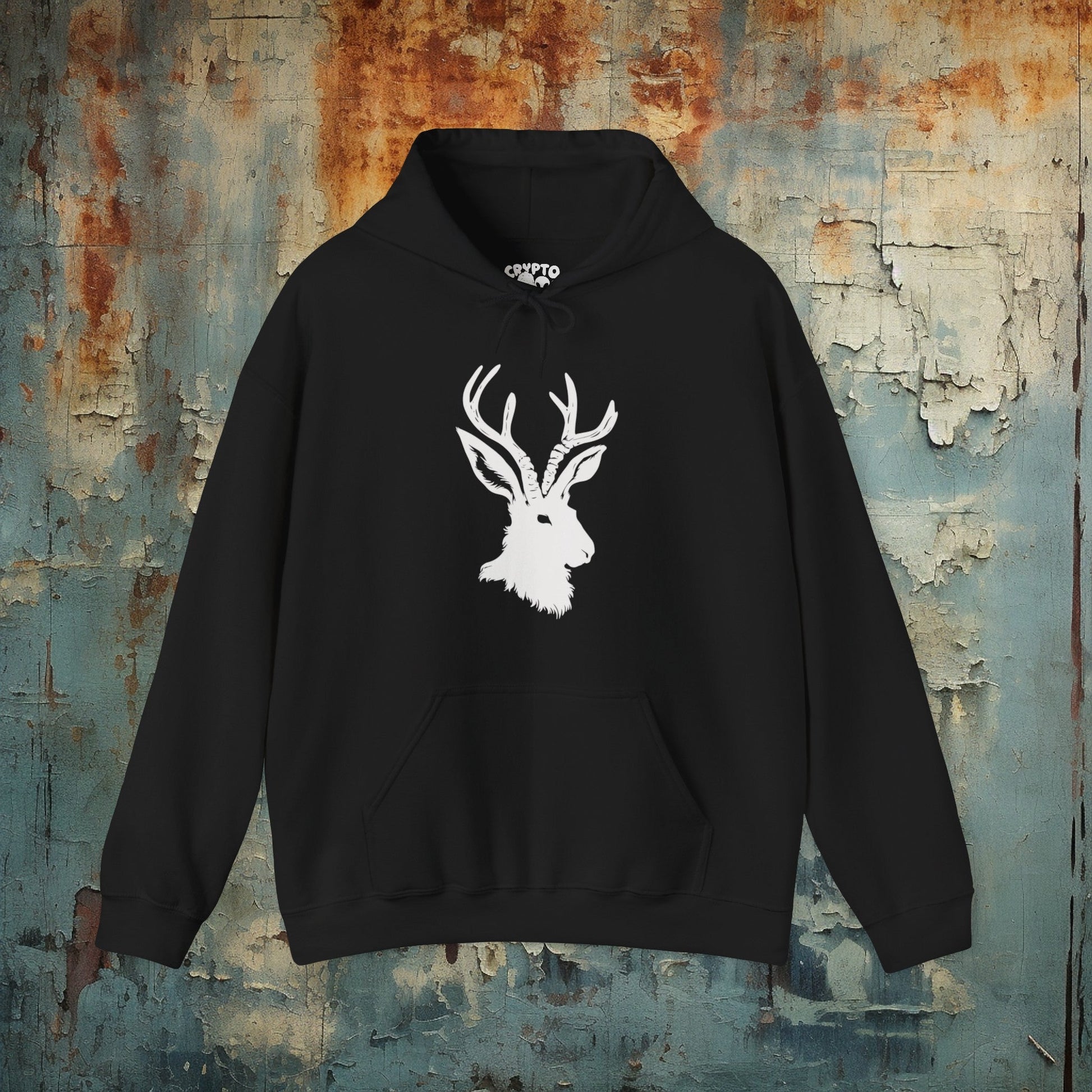 Hoodie - Jackelope | Hoodie | Hooded Sweatshirt from Crypto Zoo Tees