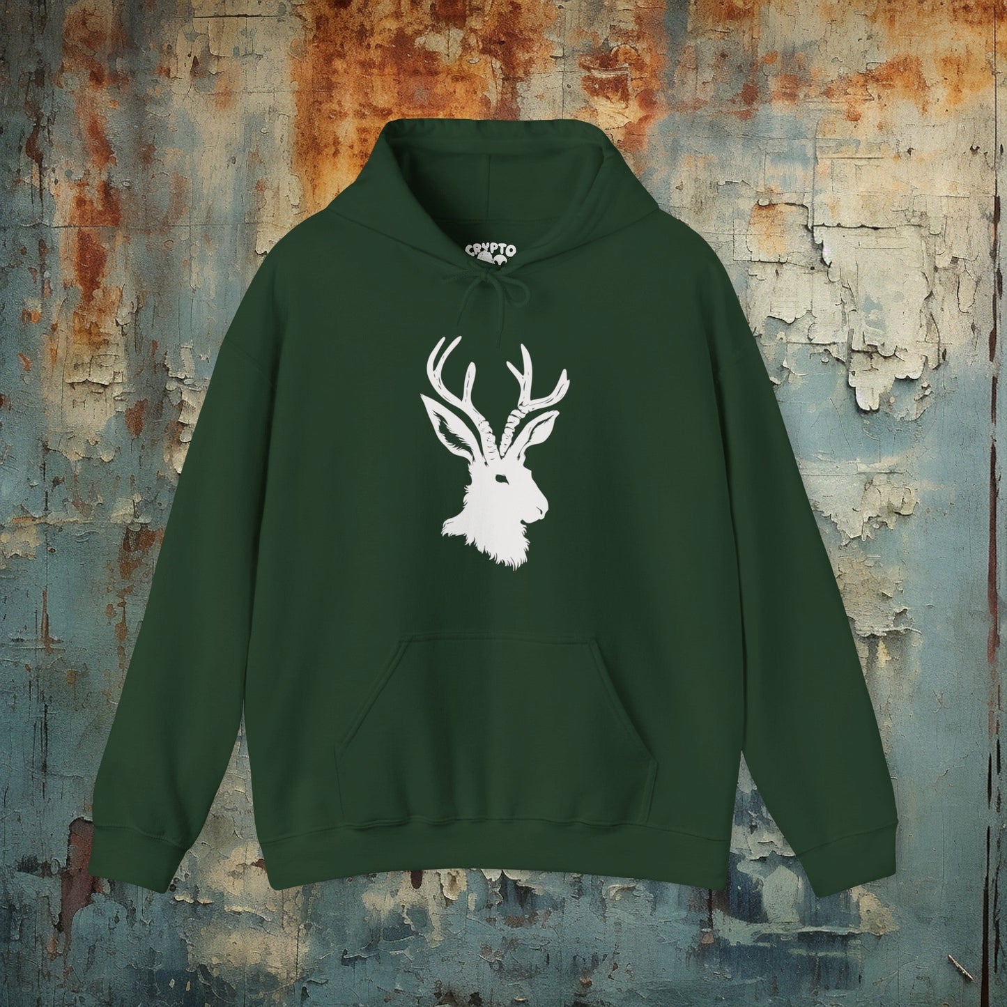 Hoodie - Jackelope | Hoodie | Hooded Sweatshirt from Crypto Zoo Tees