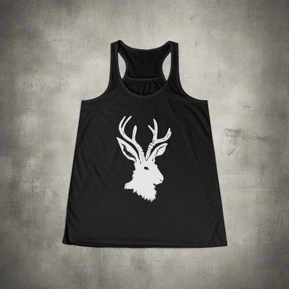 Tank Top - Jackelope | Ladies Racerback Tank Top from Crypto Zoo Tees