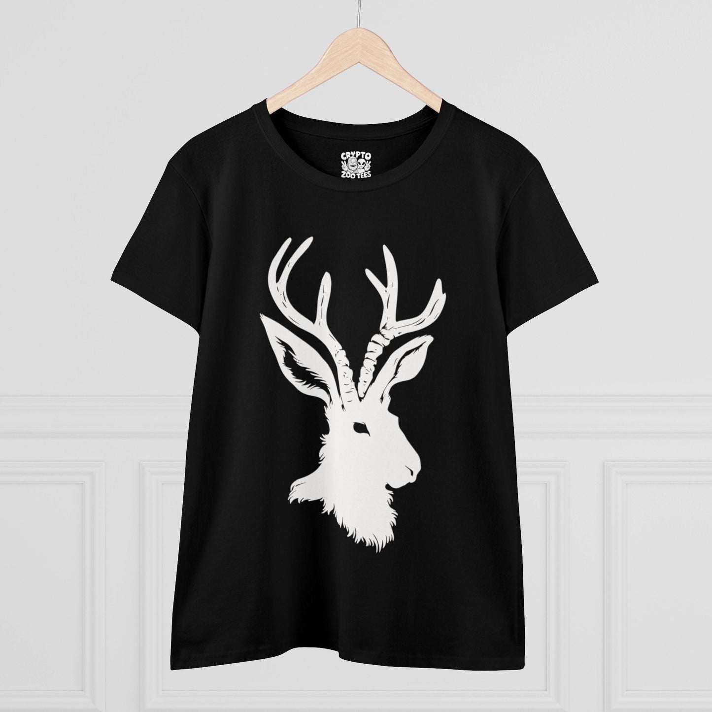 T-Shirt - Jackelope | Women's T-Shirt | Cotton Tee from Crypto Zoo Tees