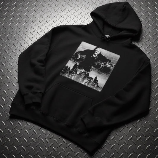 Hoodie - King Kong Hoodie | Unisex Pullover Hoodie - Gildan | Horror, Retro & Vintage | Punk from Crypto Zoo Tees