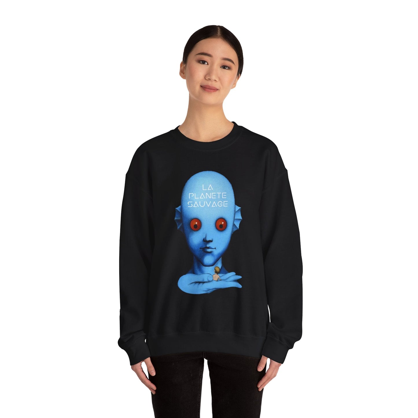 Sweatshirt - La Planete Fantastic Planet Sweatshirt from Crypto Zoo Tees