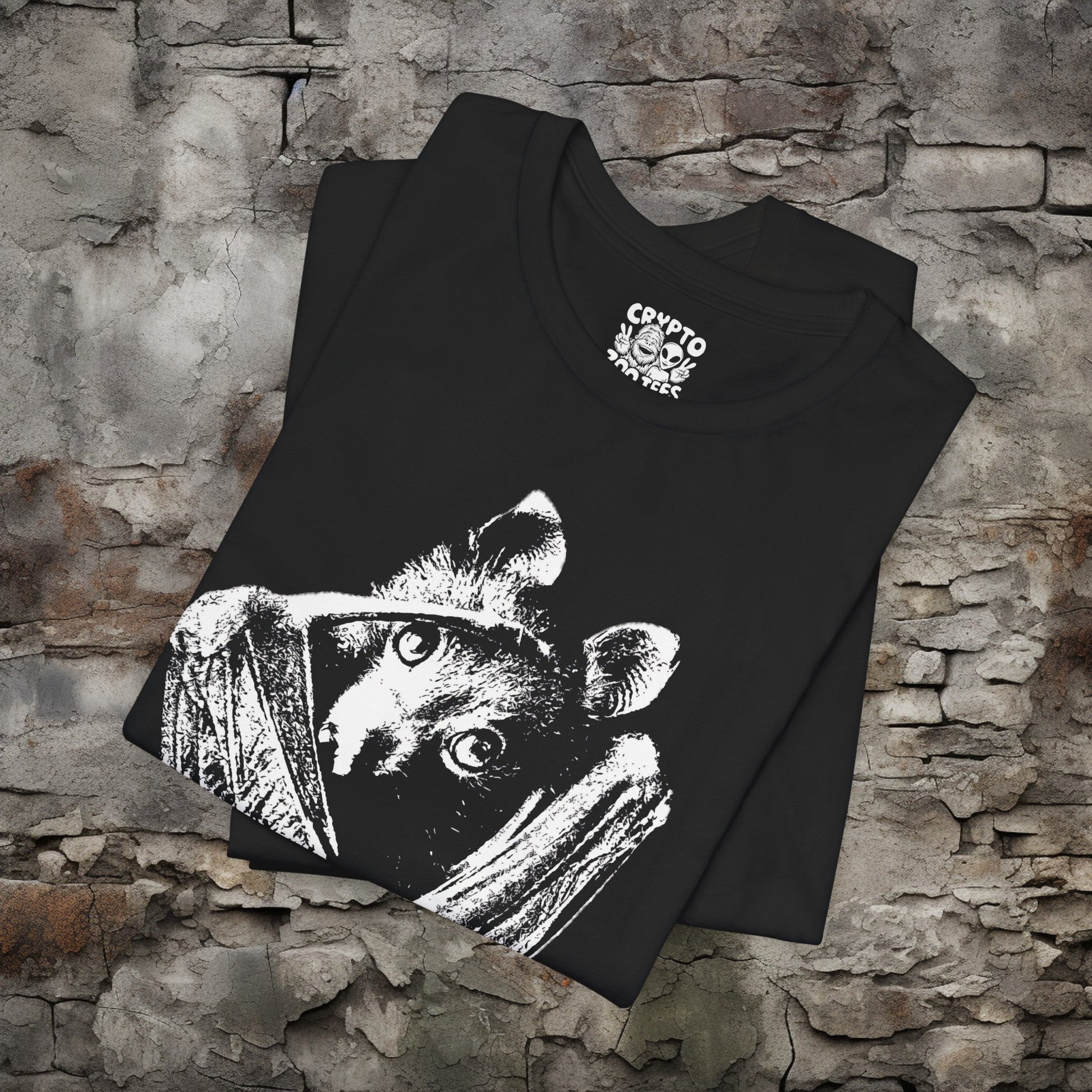 T-Shirt - Large Gothic Bat Graphic | Bella + Canvas Unisex T-shirt from Crypto Zoo Tees