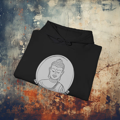 Hoodie - Let That Shit Go Buddha | Hoodie | Hooded Sweatshirt from Crypto Zoo Tees