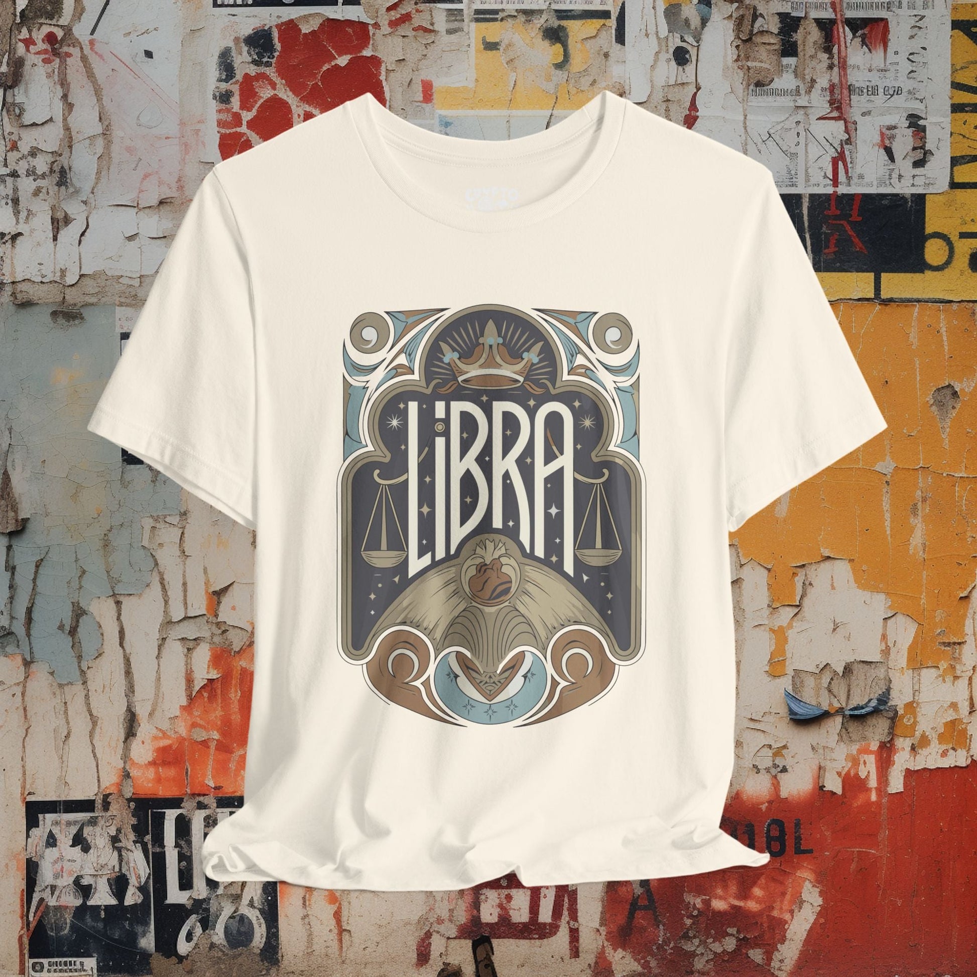 T-Shirt - libra Bella+Canvas Unisex Tee from Crypto Zoo Tees