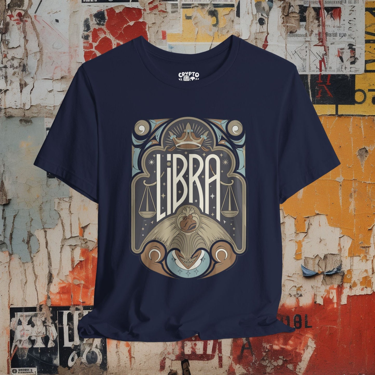 T-Shirt - libra Bella+Canvas Unisex Tee from Crypto Zoo Tees
