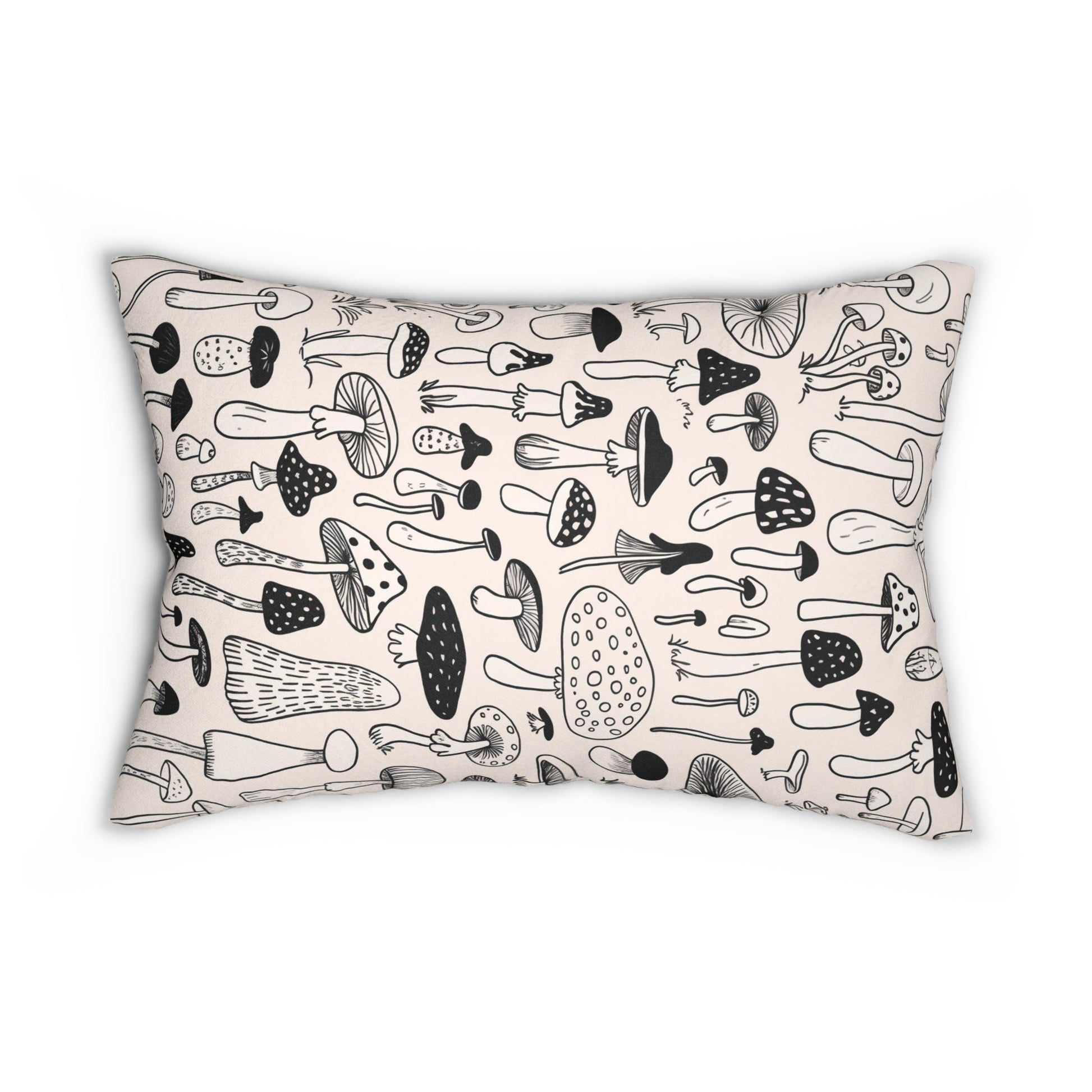 Home Decor - Light Mushroom | Nature, Fungi, Whimsical | Spun Polyester Pillow | Pillow Included! from Crypto Zoo Tees