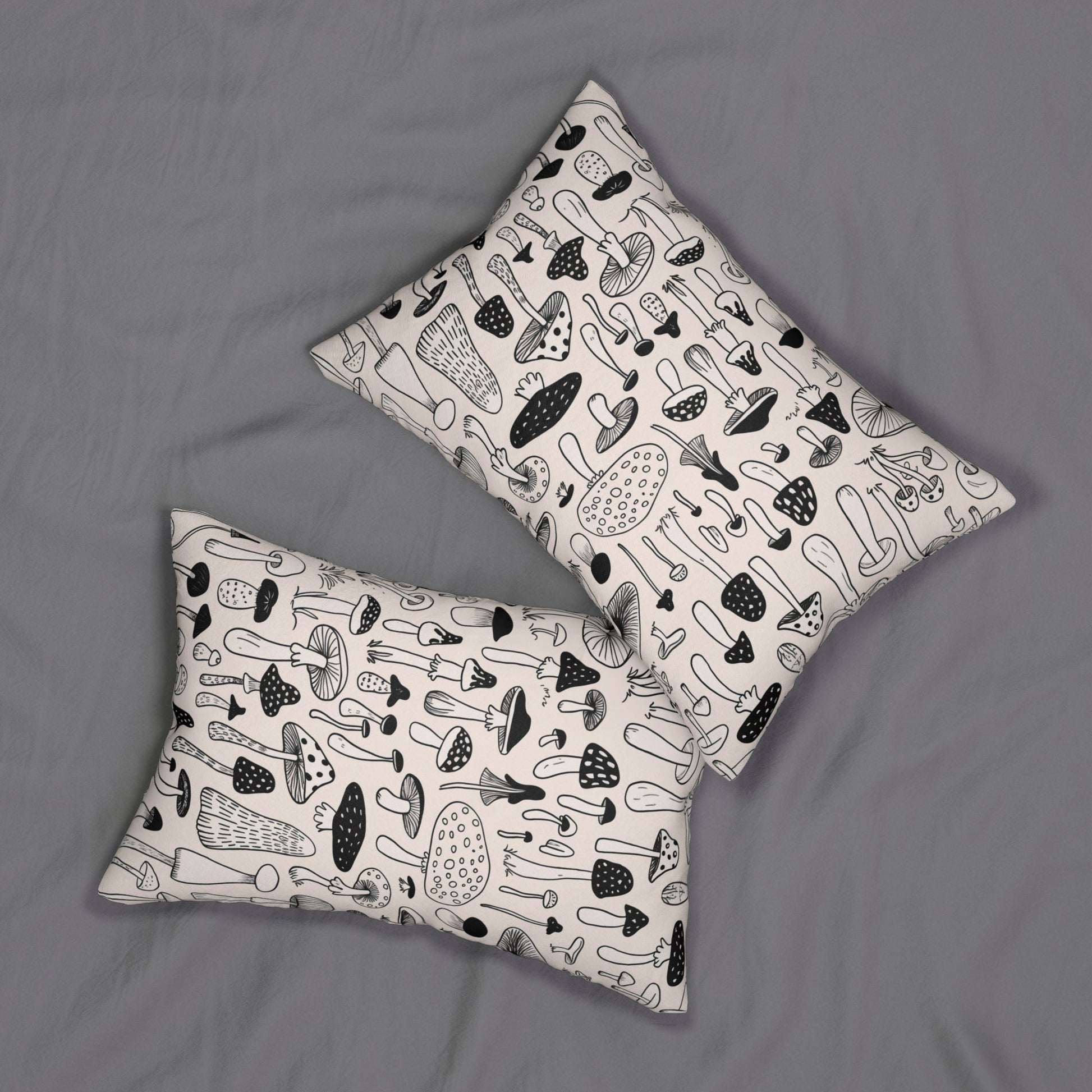 Home Decor - Light Mushroom | Nature, Fungi, Whimsical | Spun Polyester Pillow | Pillow Included! from Crypto Zoo Tees