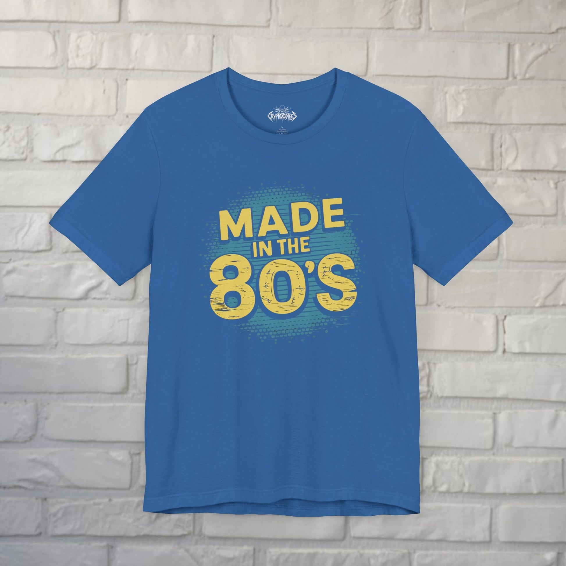 T-Shirt - Made in the 80's T-Shirt | Unisex T-shirt | Retro & Vintage | 80s Nostalgia from Crypto Zoo Tees