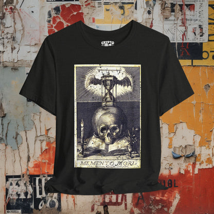 T - Shirt - Memento Mori Skull | Gothic | Bella + Canvas Unisex T - shirt from Crypto Zoo Tees