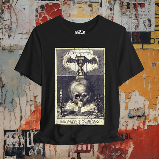 T - Shirt - Memento Mori Skull | Gothic | Bella + Canvas Unisex T - shirt from Crypto Zoo Tees