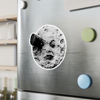 Paper products - Moon Face Sticker | Art & Artists, Retro & Vintage | Psychedelic | Movies and TV from Crypto Zoo Tees