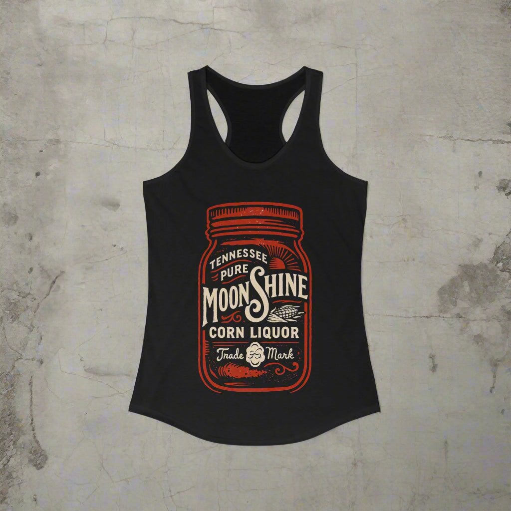 Tank Top - Moonshine Tank | Racerback Tank | Food & Drink from Crypto Zoo Tees