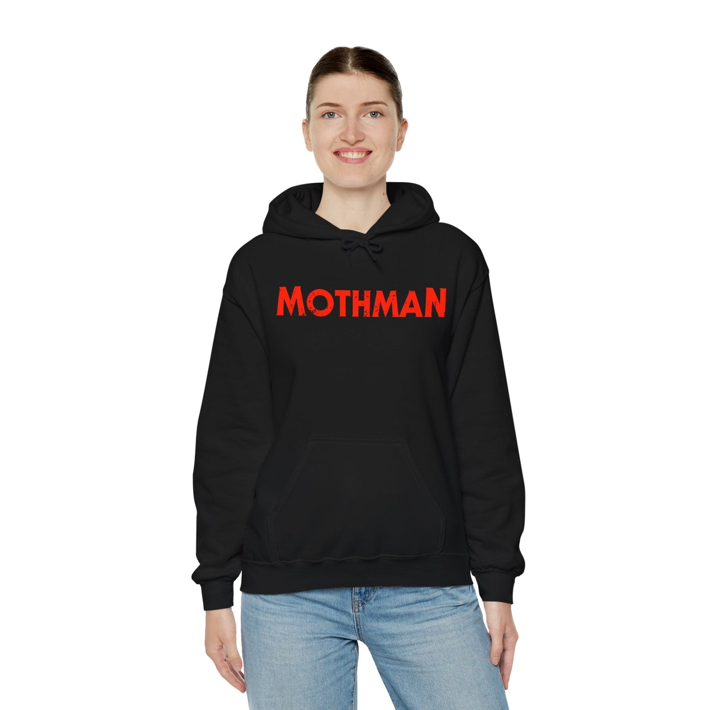 Hoodie - Mothman Halloween 2s hoodie Hooded Sweatshirt from Crypto Zoo Tees