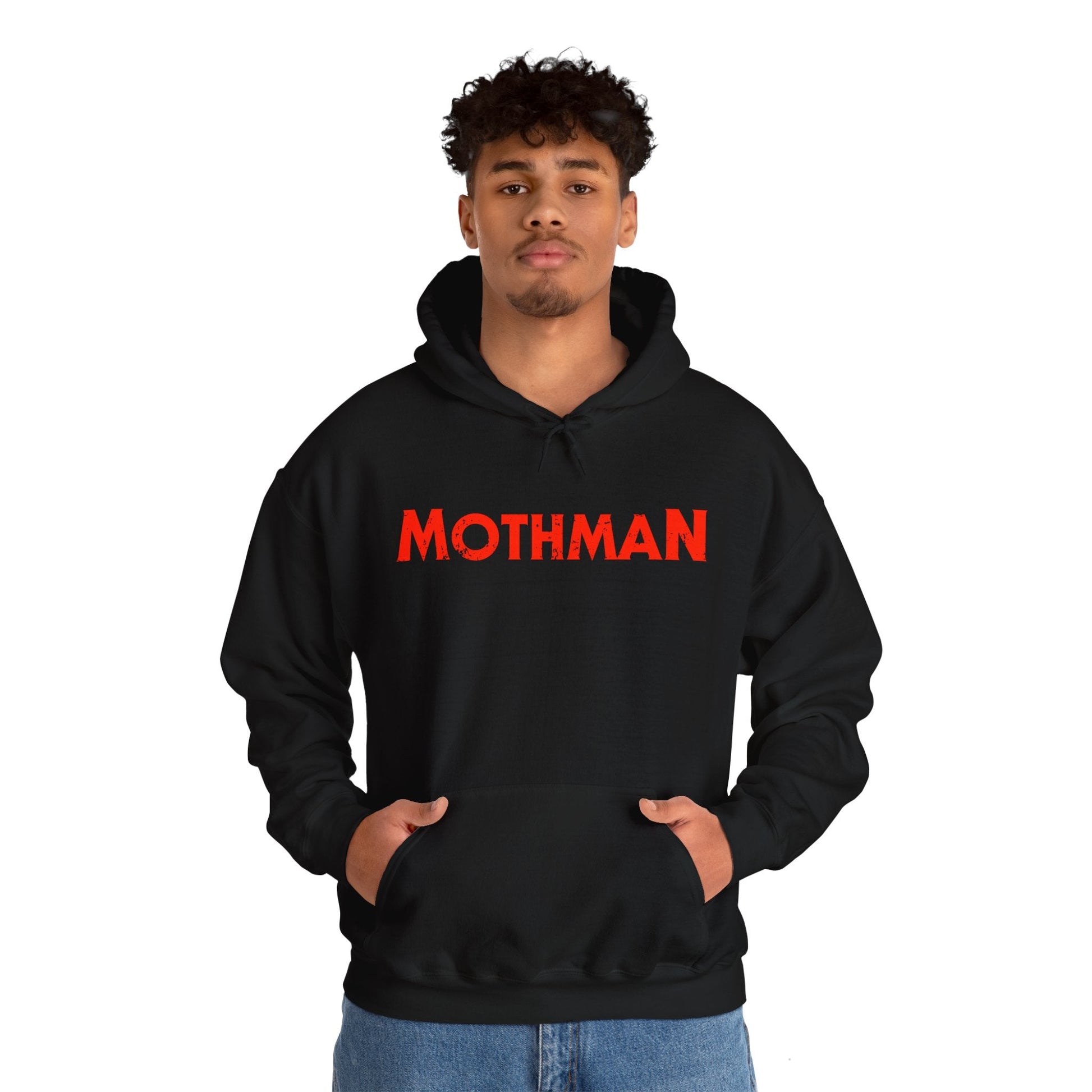 Hoodie - Mothman Halloween 2s hoodie Hooded Sweatshirt from Crypto Zoo Tees