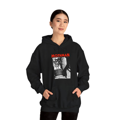 Hoodie - Mothman Halloween Single Sided Hoodie from Crypto Zoo Tees