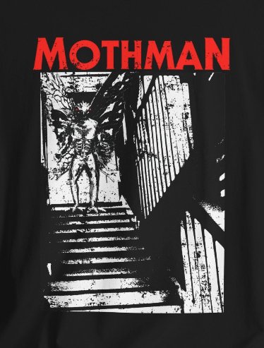T-Shirt - Mothman Halloween T-shirt | Bella + Canvas Unisex T-shirt from Crypto Zoo Tees