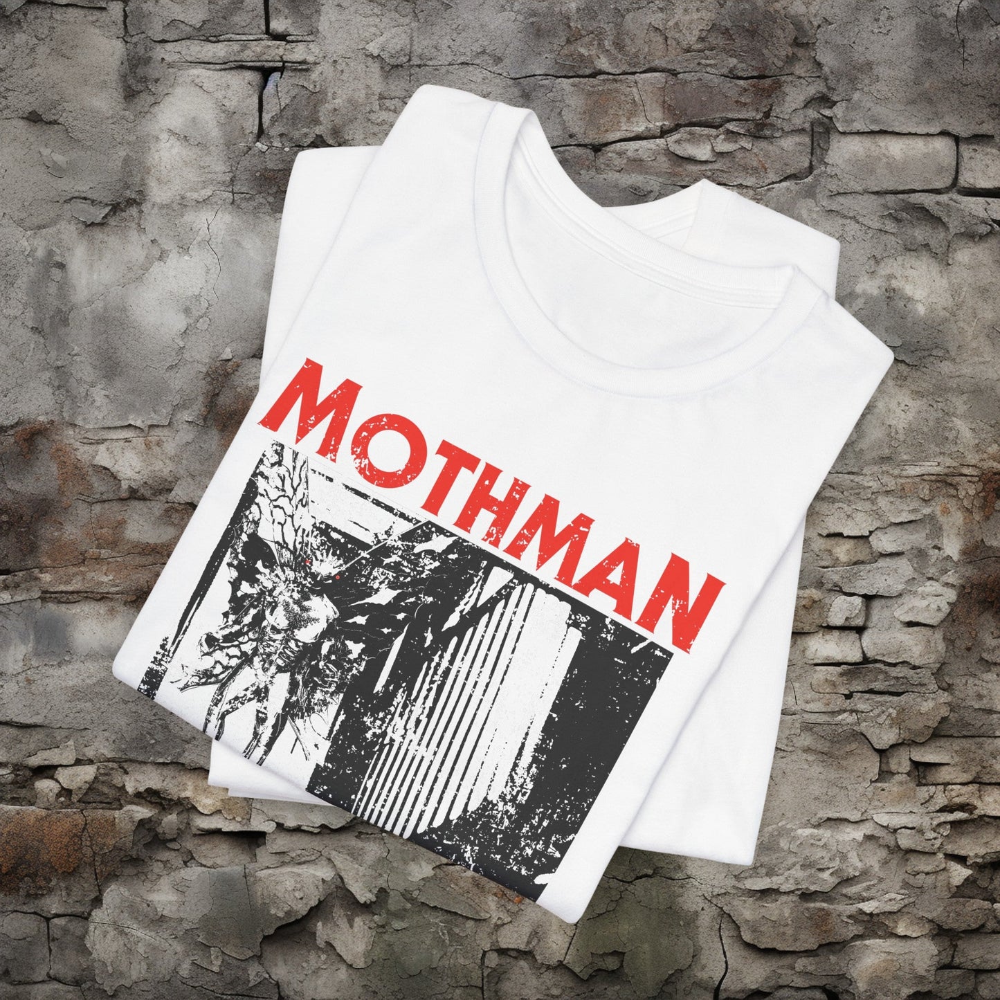 T-Shirt - Mothman Halloween T-shirt | Bella + Canvas Unisex T-shirt from Crypto Zoo Tees